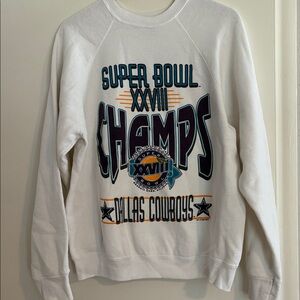 Cowboys Super Bowl XXVIII Vintage Sweatshirt - Rare